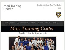 Tablet Screenshot of mori-jiu-jitsu.com